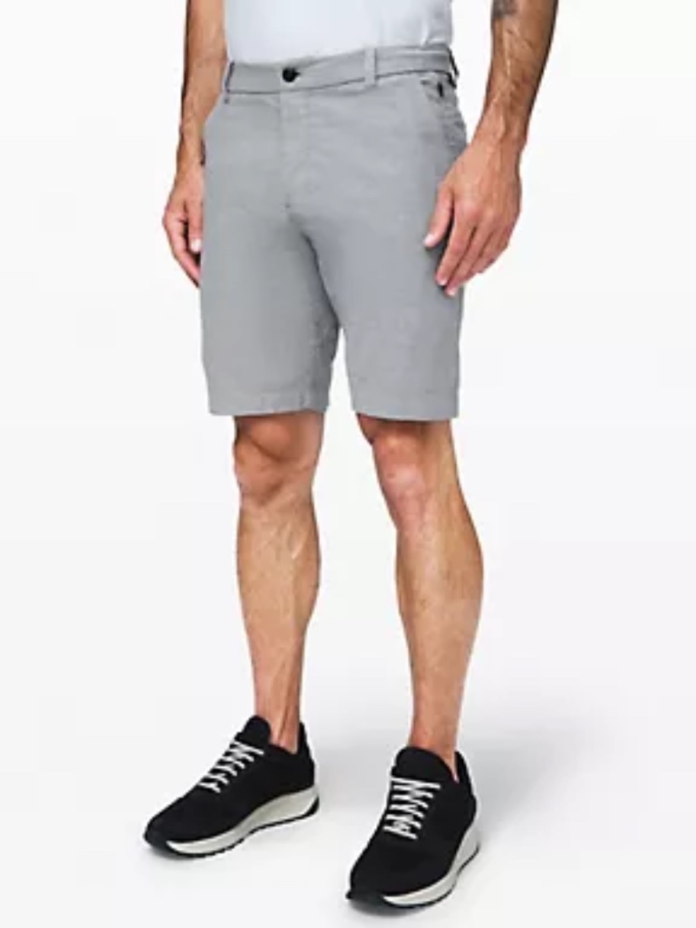 Light Gray Men's Lululemon Commission shorts